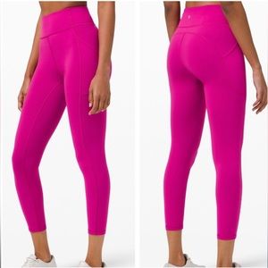 Lululemon Invigorate High Rise Tights 27” Ripened Raspberry
